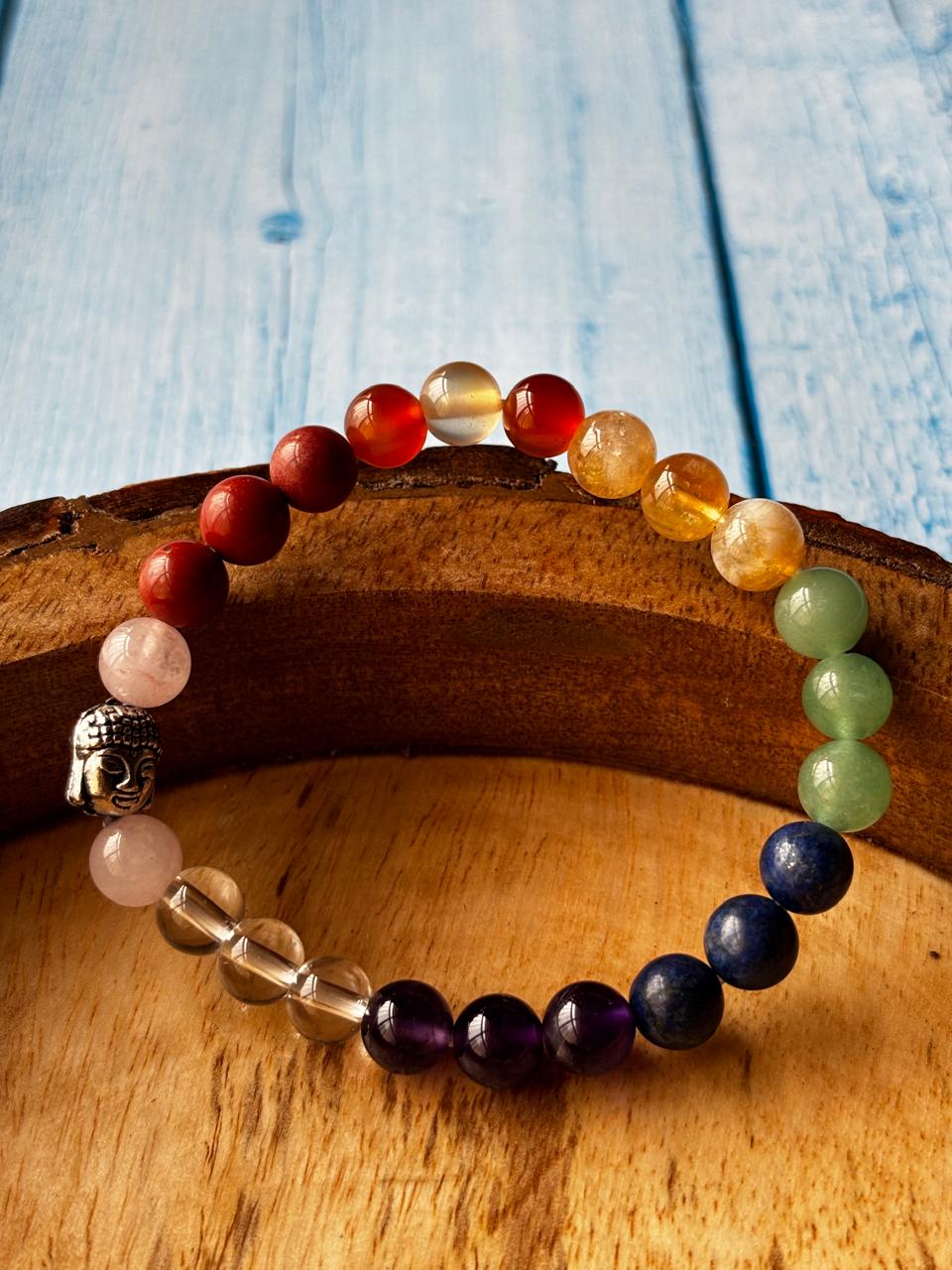 7 Chakra Balance Bracelets - Without Buddha