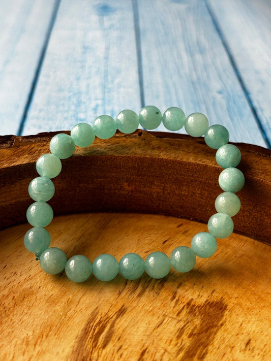 Amazonite Round Bead Bracelets