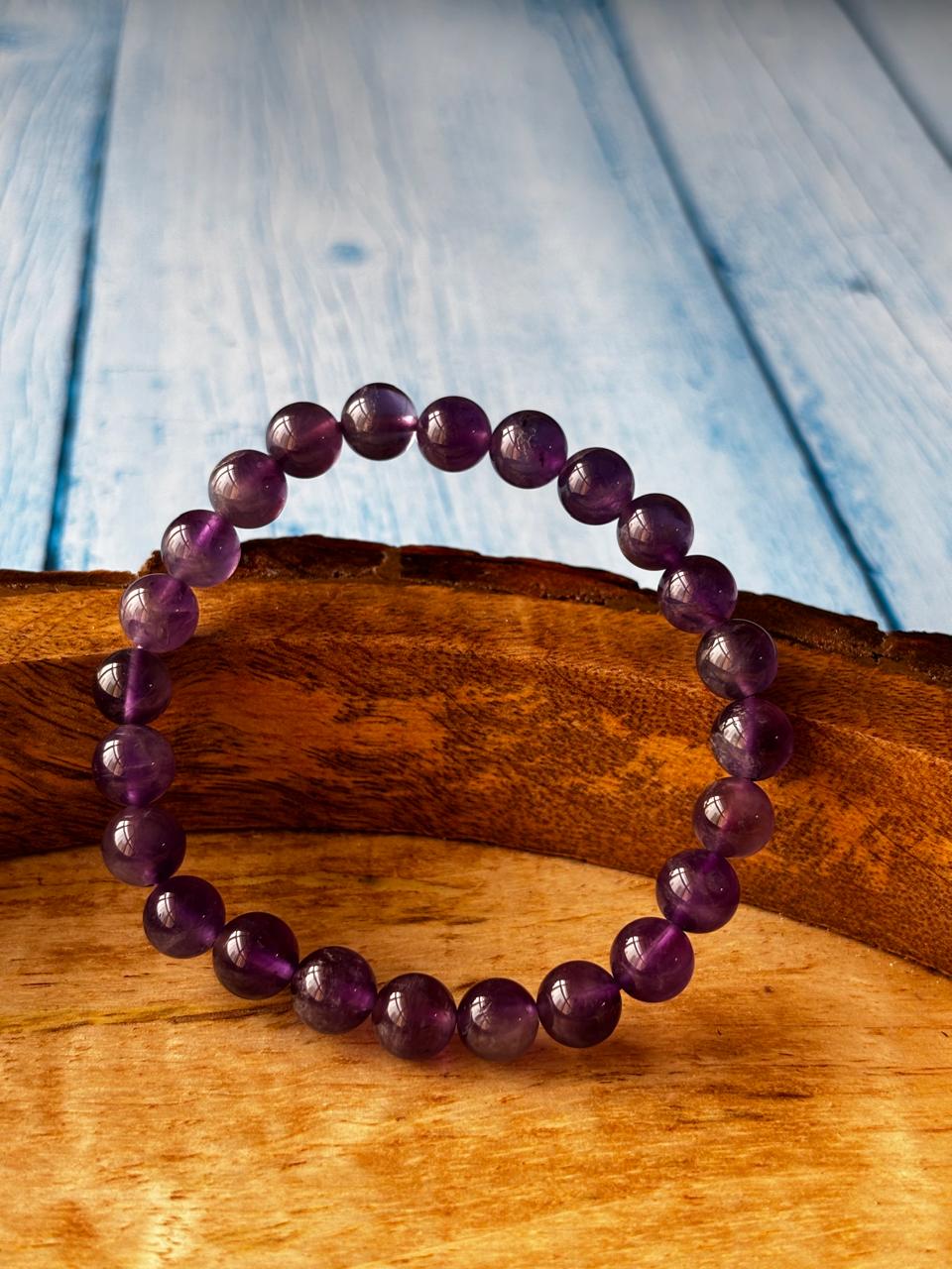 Amethyst Round Bead Bracelets - Extra 2