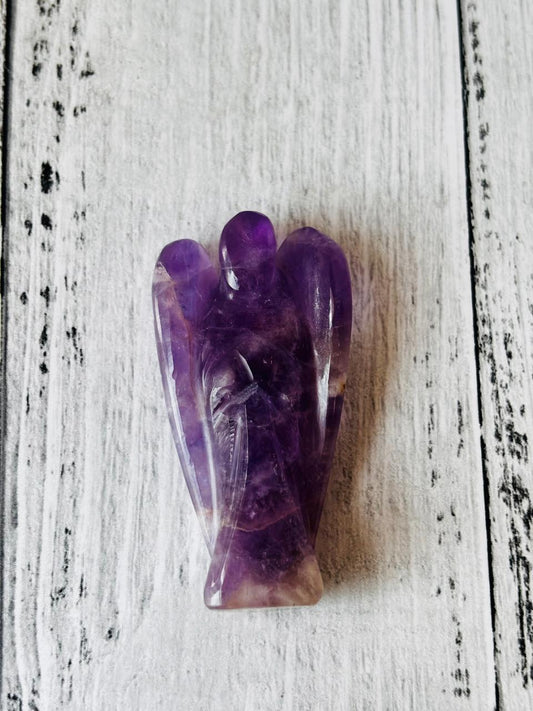 Amethyst Angel  - With Buddha