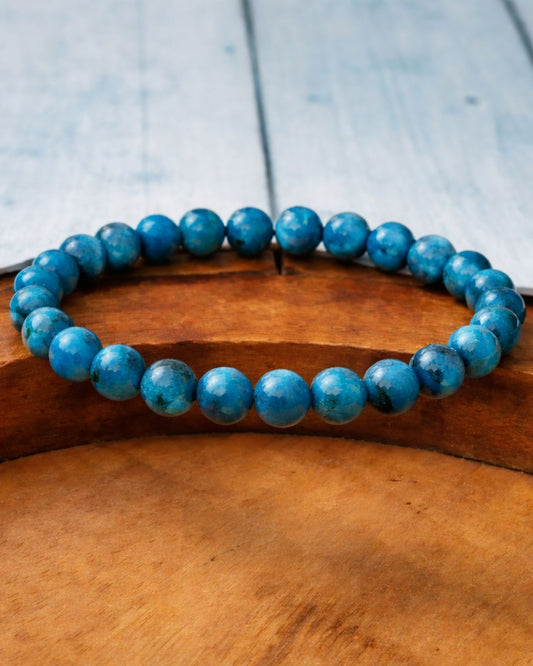 Blue Apetite Round Bead Bracelets