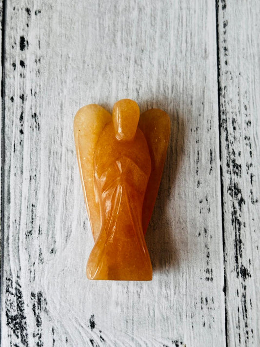 Citrin Angel - With Buddha