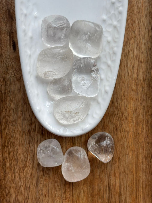 Clear Quartz Tumble Stones