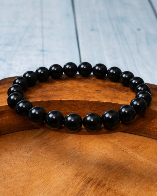 Onyx Round Bead Bracelets