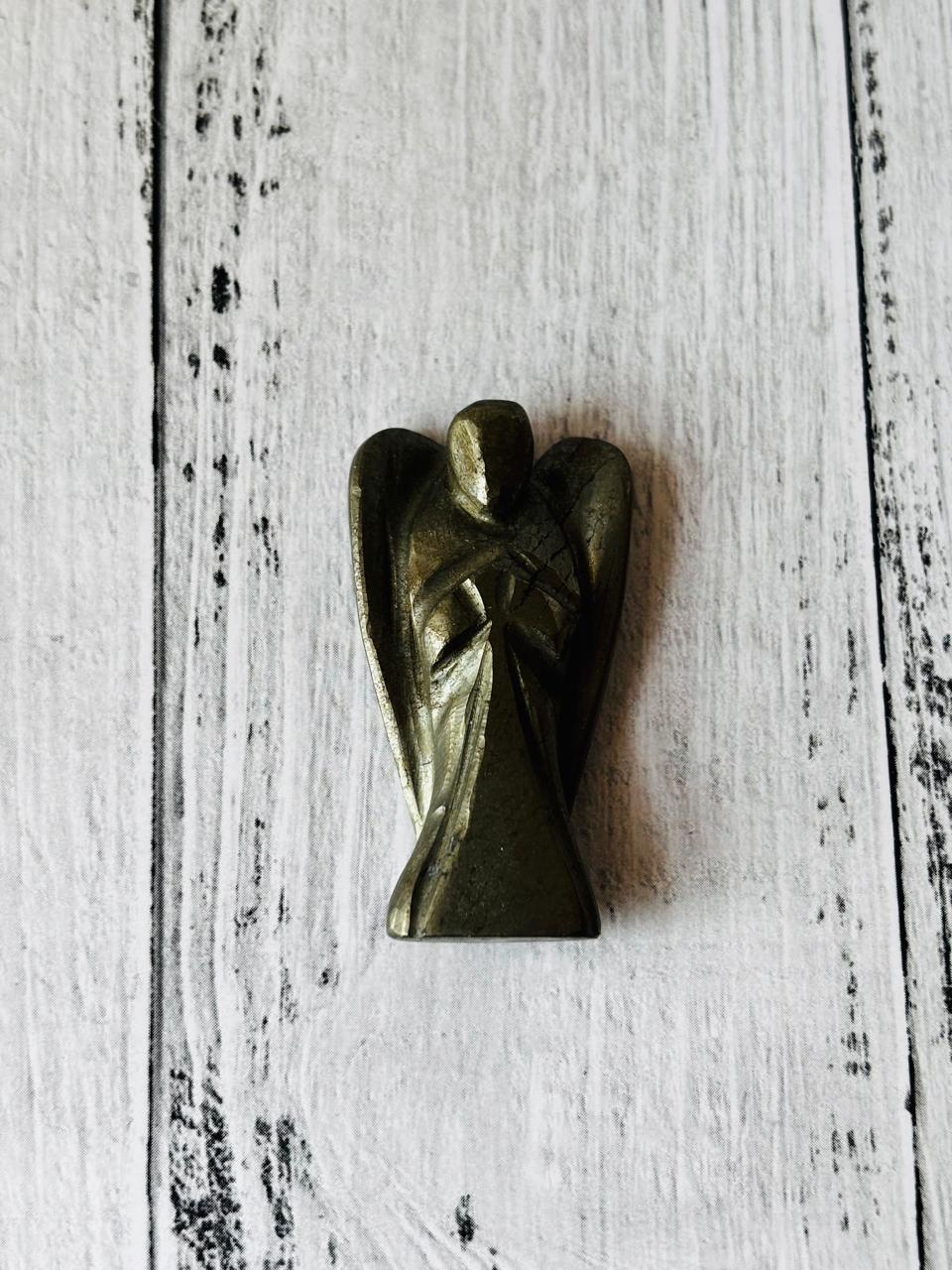 Pyrite Angel - With Buddha