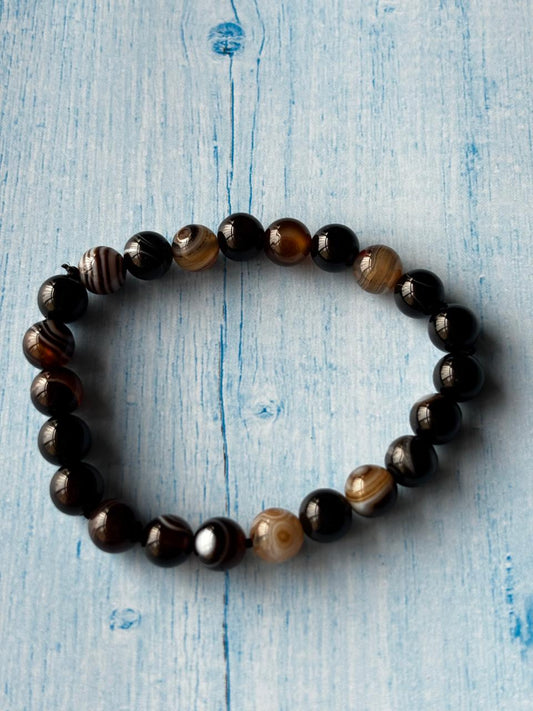 Sulemani Hakik Round Bead Bracelets - With Buddha