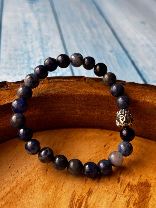 Sodalite Round Bead Bracelets