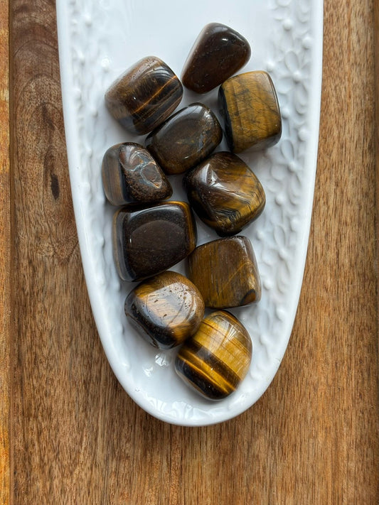 Tiger’s Eye Tumble Stones
