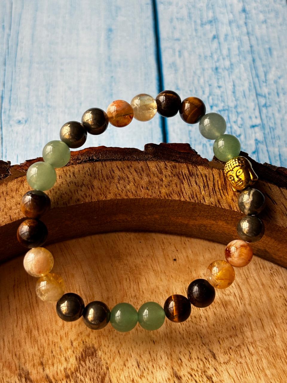 Wealth Mixel Bracelet Round Bead Bracelets - Without Buddha